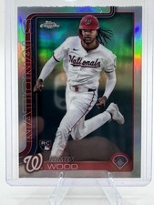 2025 Topps Chrome Refractor Washington Nationals James Wood RC