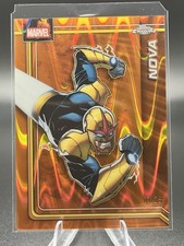 2026 Topps Chrome Marvel Nova 89 Orange Raywave Refractor /25