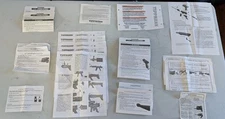 Lot of Tippmann X7 Classic & X7 Phenom Paintbal Markers Parts Manuals