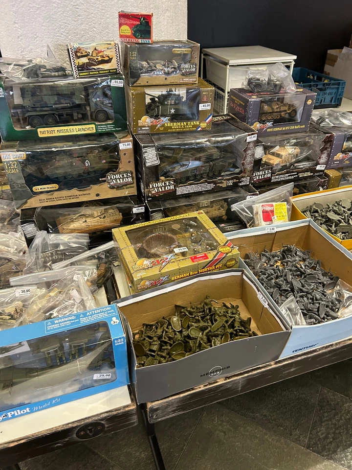 Tischmeter Figuren Börse Herne 7.12.25 Timpo Elastolin 1/72 Soldaten Airfix 1/32 - Bild 3 von 4