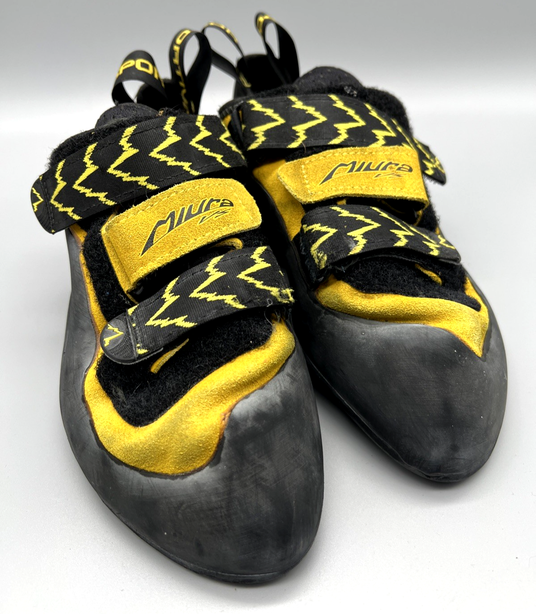 La Sportiva Men's Miura VS Climbing Shoes - Yellow Black Size 8.5
