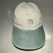 WMS or WSM Cap Baseball Hat Adjustable Gray Green Strapback Shade Indiana