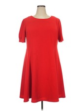 Eliza J Women Red Casual Dress 20 Plus
