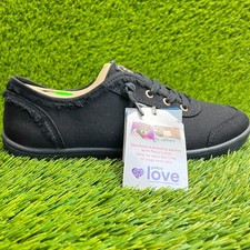 Skechers BOBS B Cute Womens Size 8 Black Casual Walking Slip On Shoes Sneakers