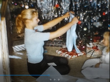 CHRISTMAS HOLIDAY PRESENTS XMAS AMERICANA VINTAGE 8MM HOME Movie Film Reel C25