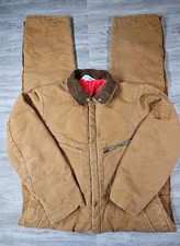 VTG Key Imperial Aristocrat Coveralls Mens Large Long Quilted Lined Mechanic USA