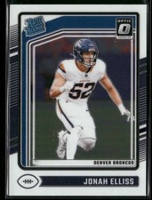 Jonah Elliss 2024 Donruss Optic #257 RC