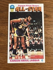 1976  TOPPS  KAREEM ABDUL JABBAR  ALL STAR  #126  NM + HOF Lakers UCLA