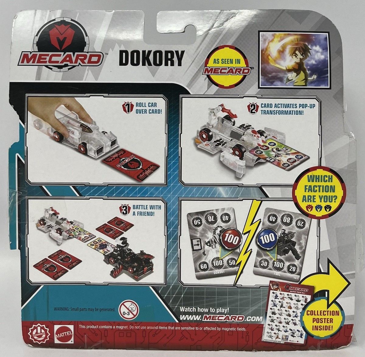 Mecard DOKORY Transformable Robotcar Korea TV Figure+ 2cards