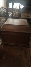 Antique 1910s brown phonograph record player
