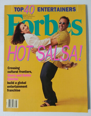 Forbes Magazine (Sept. 1997) Gloria Estefan, Spice Girls, Cirque du Soleil; VG!