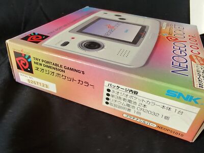 SNK NEOGEO POCKET Color NGPC PLATINUM SILVER Console Boxed NEO GEO