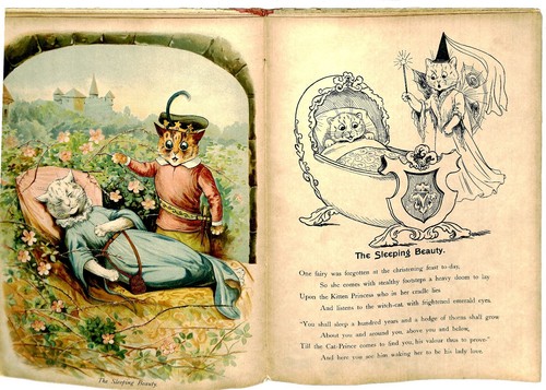 WITH LOUIS WAIN TO FAIRYLAND book, Raphael Tuck published 1904 - Bild 19 von 23