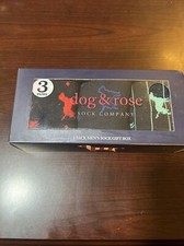 Dog & Rose 3 Pack Men’s Socks NEW UNOPENED