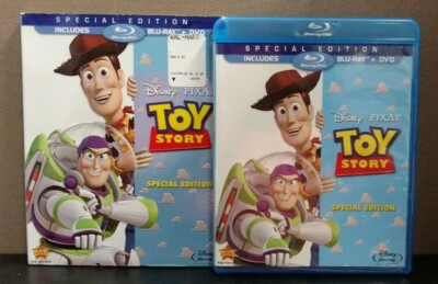 Toy Story 1, 2, & 3 (Blu-ray + DVD w/Slipcovers) LIKE NEW | eBay