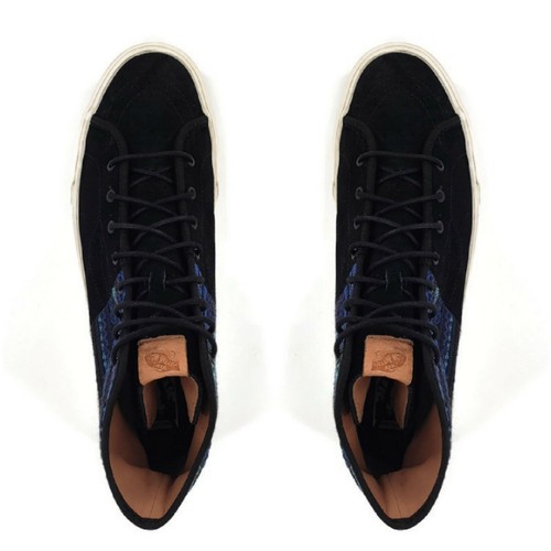 Vans Aztec Skateboardschuhe schwarz Wildleder blau gewebt Canvas Herren 13 Skate Sneaker - Bild 8 von 12