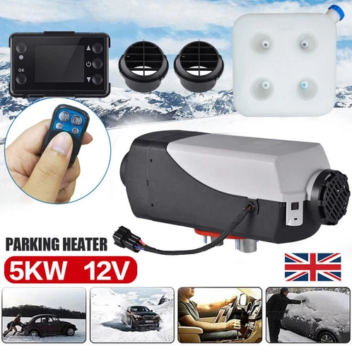 Air Diesel Heater 5KW 12V For Car Truck Motorhomes Night Parking LCD Display
