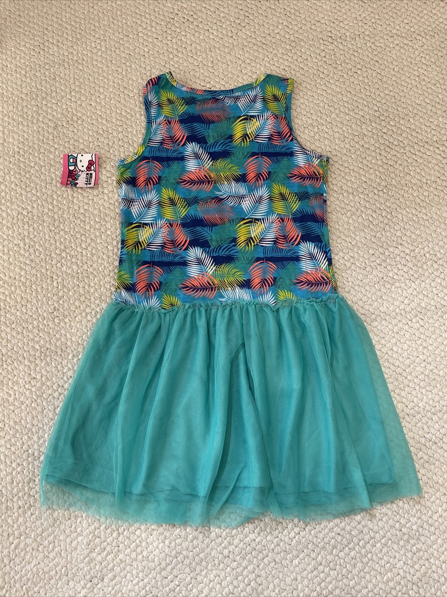 Hello Kitty New Girll's Green Mesh Dress Sleeveless Size 12 - L Kids Stretch | eBay Hello Kitty New Girll's Green Mesh Dress Sleeveless Size 12 - L Kids Stretch | eBay
