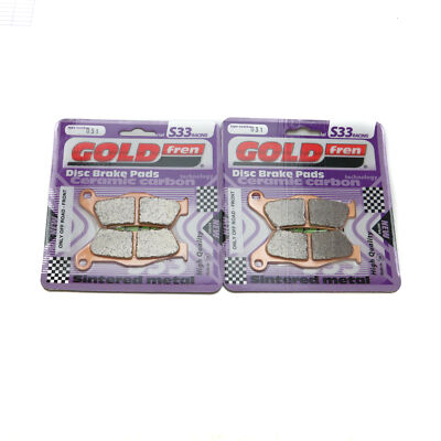 Goldfren S33 Brake Pads Front For Keeway Silverblade 125/150/250 2007
