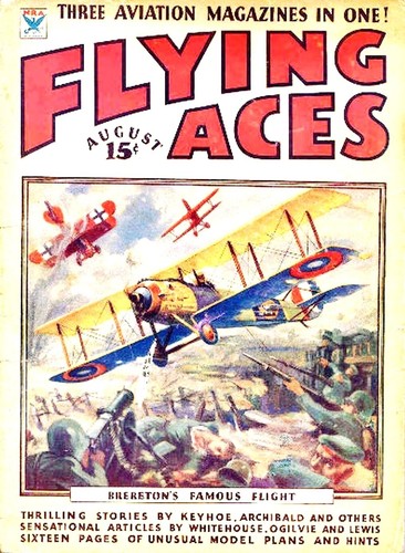 FLYING ACES MAGAZINE Collection 30 Classic Issues On USB Thumb Drive