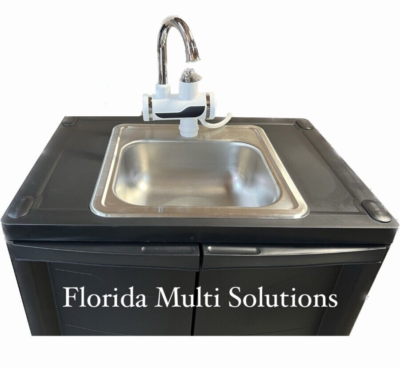 #ad #ad Portable Self Contained Sink W Tankless Faucet INSTANT HOT WATER 110V $650.00