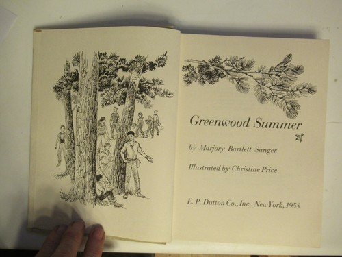 Greenwood Summer Marjory Bartlett Sanger 1958 First Edition HC - Picture 3 of 9