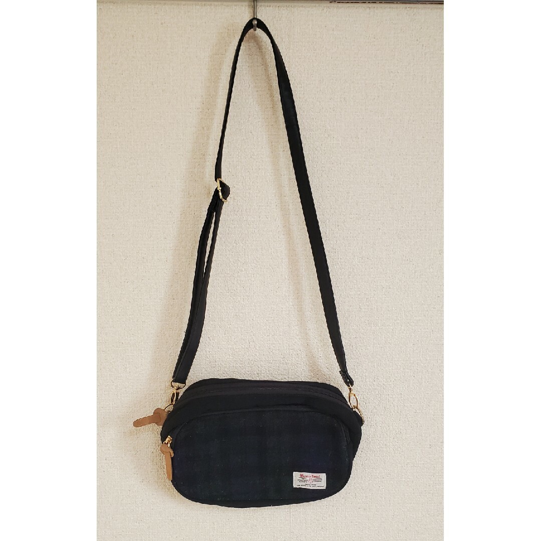 Harris Tweed Shimamura Collaboration Shoulder Bag Unisex Knit Wool Limited Editi