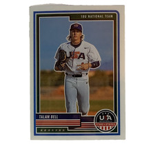 2023 Panini Stars & Stripes Baseball Talan Bell #2 USA 18U National Team