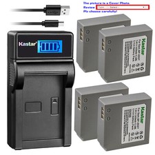 Kastar Battery LCD USB Charger for IA-BP85ST Samsung SC-MX20 SC-MX10R Camera