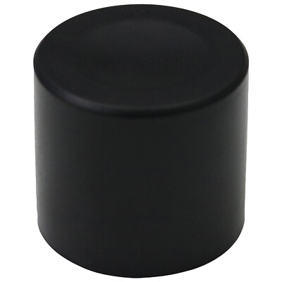 Einfacher schwarzer Drehgeber Steuerknauf - 6 mm D-Welle Loch - Druckpassform