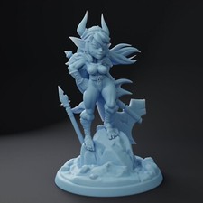 Rufftuf Barbarian Goblin Fantasy Miniature DnD Miniature Tabletop TwinGoddess
