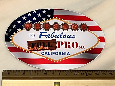 Fullpro California Sticker Decal Logo Motocross Enduro Offroad Freestyle