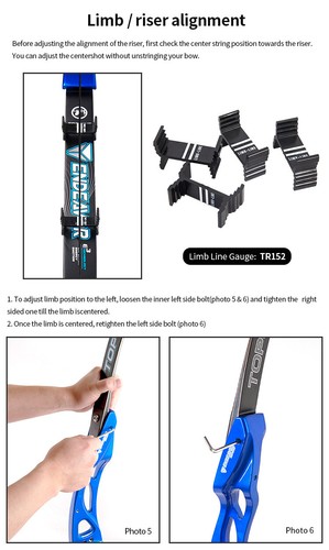 Extremidades de esfuerzo de arco recurvo de 18-44 libras 66""/68""/70"" para caza de tiro con arco al aire libre - Imagen 10 de 11