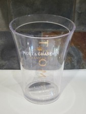 Moet & Chandon Champagne Ice Bucket Clear Acrylic Magnum For Pool & Parties