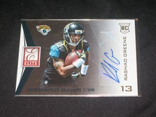 RASHAD GREENE JAGS ROOKIE CERTIFIED AUTHENTIC AUTOGRAPHED SIGNED FOOTBALL CARD