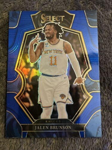 2022-23 Panini Select - Premier Level Blue #122 Jalen Brunson
