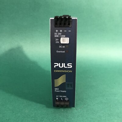PULS Power Supply QS3.241 Power Supply 80 Watt 120-240 VAC 24-28VDC