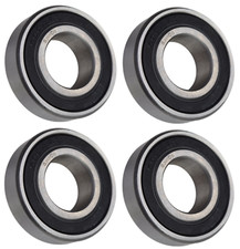 (4 Each) 6004-2RS, 6004LLU, 6004DDU Sealed Radial Ball Bearing 20X42X12 SpinCo