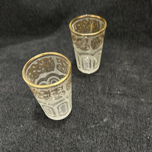 vintage moroccan tea glasses - Picture 2 of 11