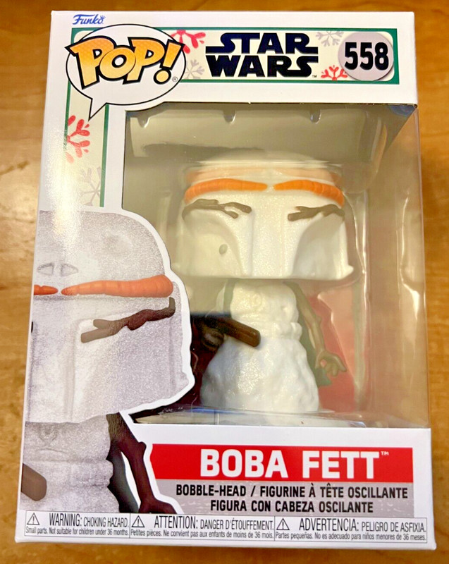 Star Wars - Holiday - Boba Fett Snowman #558 Funko Pop!