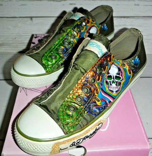 Tenis tela sin cordones para mujer Hardy talla 5 eBay