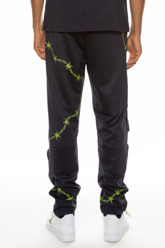 Herren Freizeithose Streetwear schmale Passform Hose Cargo Jogger Hip Hop Grafik Hose - Bild 19 von 32