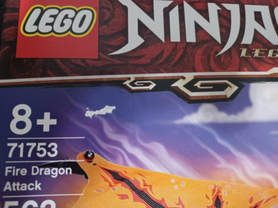 NEW LEGO 71753~NINJAGO LEGACY~FIRE DRAGON ATTACK~Golden Nya~563