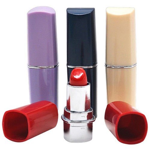 1pc Cute Secret Lipstick Shaped Stash Pills Box Holder Medicine Organizer C;;b - Picture 9 of 12