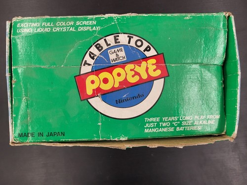 Popeye Table Top Nintendo Game & Watch Boxed - Picture 5 of 7