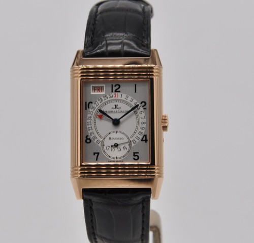 Jaeger-LeCoultre Reverso Date Taille Calendar 18k Rose Gold Q2...