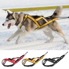Sledding Dog Weight Pulling Harness Strong X-Back Adjustable Sport-Training Vest