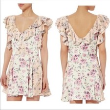 LoveShackFancy | Frankie Silk Mini Floral Dress