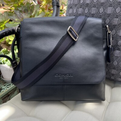 COACH コーチ ショルダーバッグ F72108 サリバン NWT Coach F72108 Sullivan Small Messenger Sport Calf Leather Black