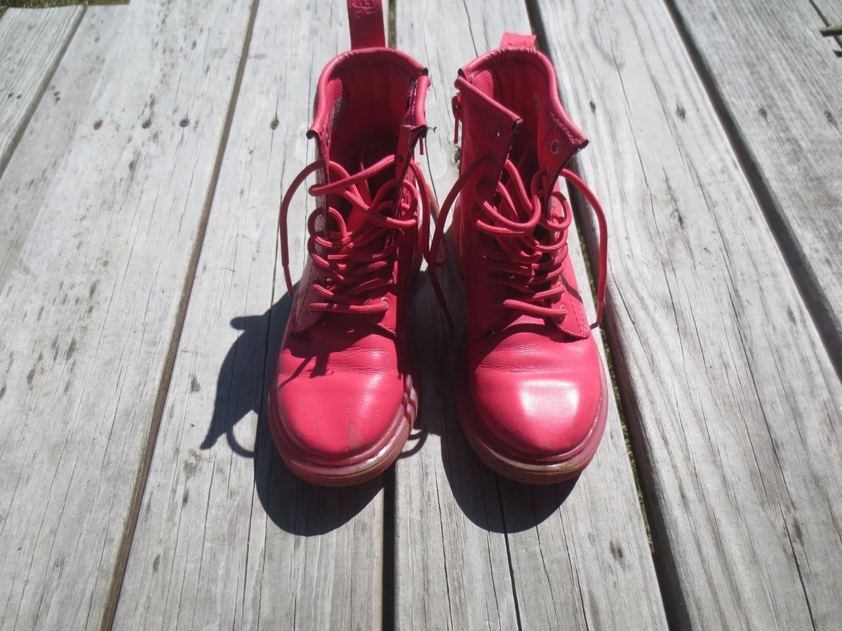 Childrens pink cheap doc martens
